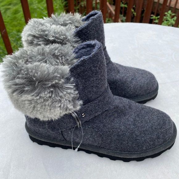 BEARPAW Women Koko Genuine Shearling Waterproof Suede Boots - NEW NWOB - Picture 3 of 8